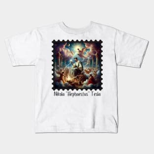 Nikola "Hephaestus" Tesla III Kids T-Shirt